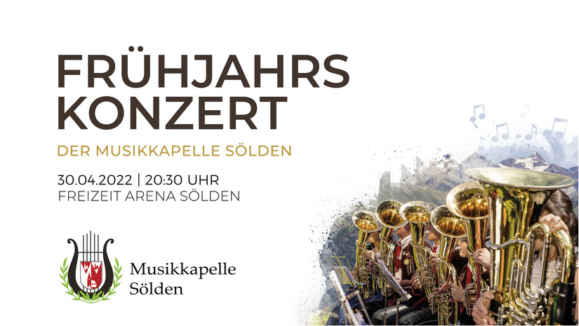 Frühjahrskonzert 2022, Freizeit Arena Sölden, 30.04.2022, 20:30 Uhr